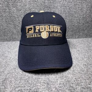 Purdue Boilermakers Hat Cap Strap Back NCAA Football Mens College Athletics